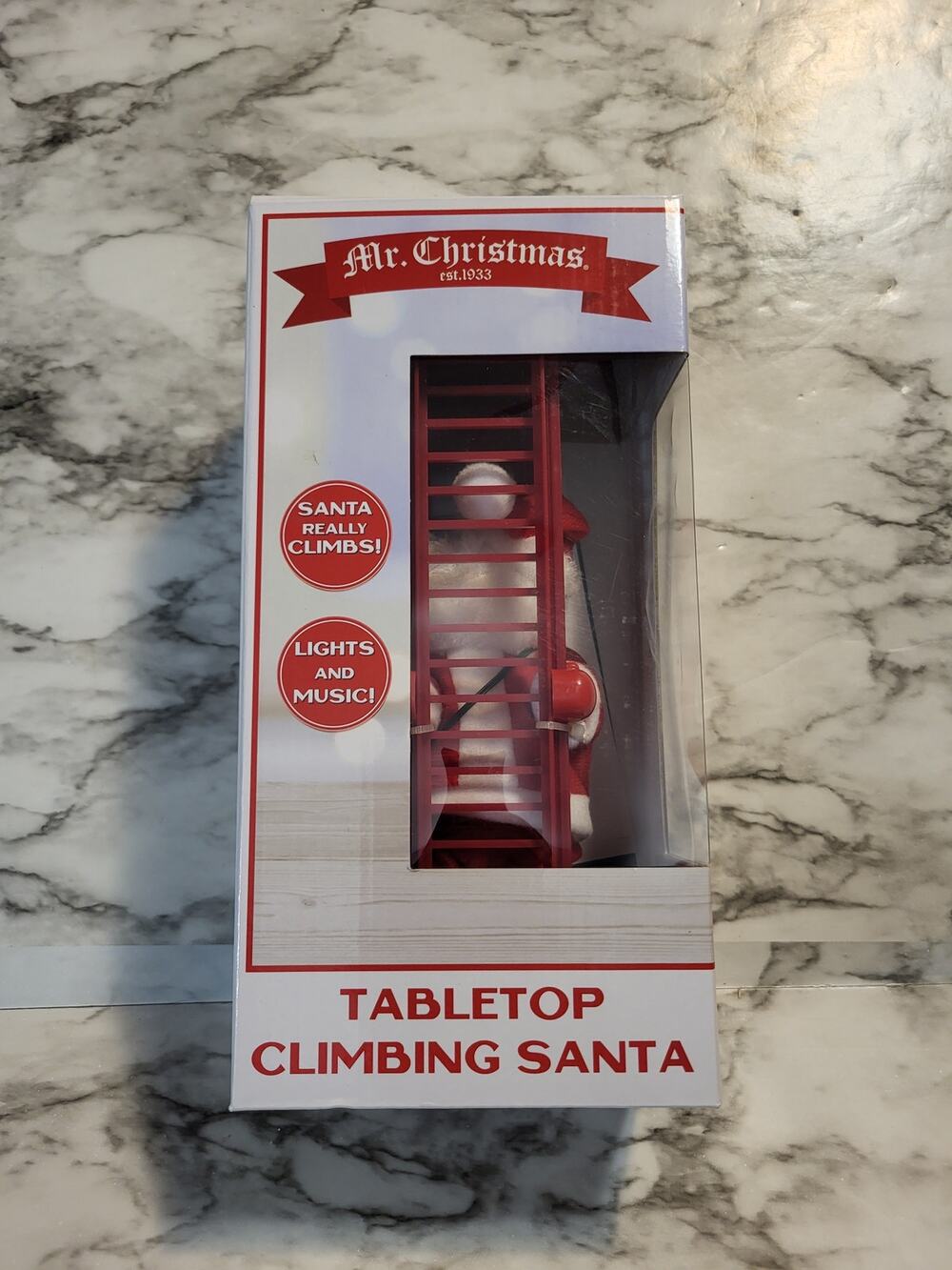 Mr. Christmas Tabletop Climbing Santa